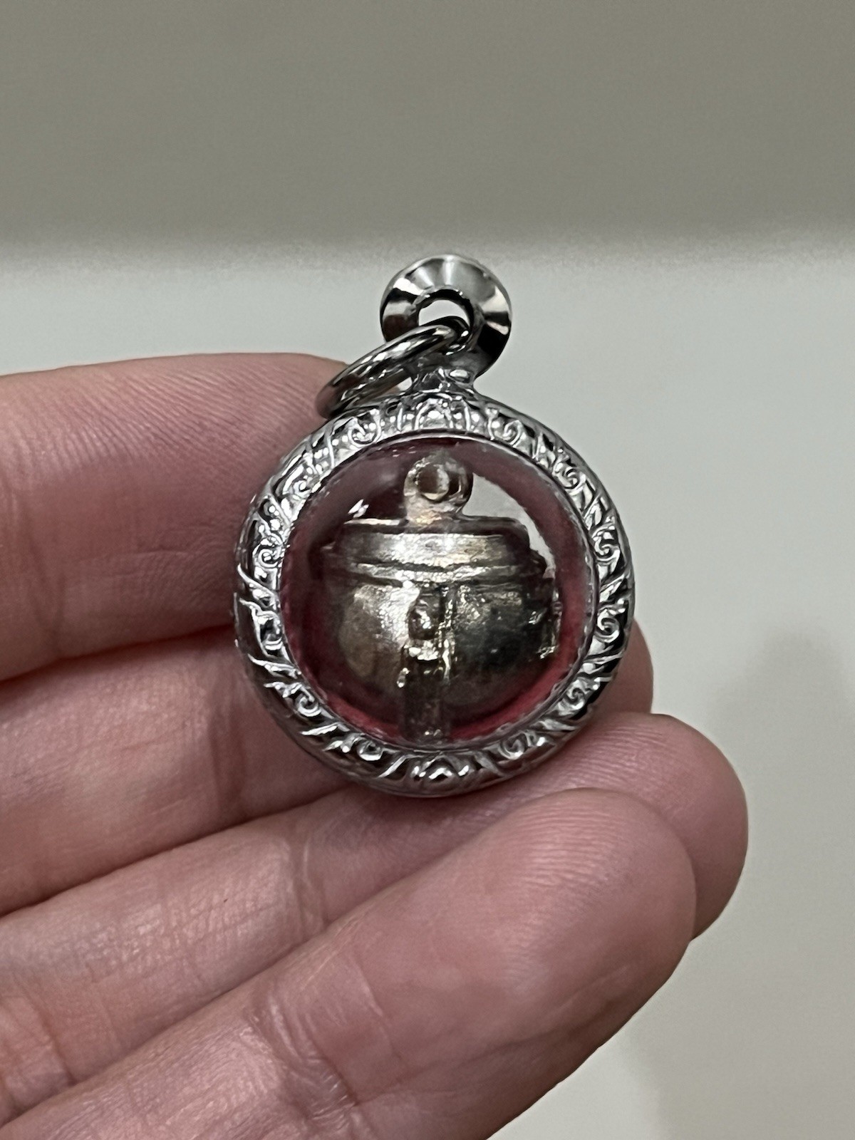 The Blow of Phra Srivaree Amulet Charm Fetish Talisman Luck Protection WTF520