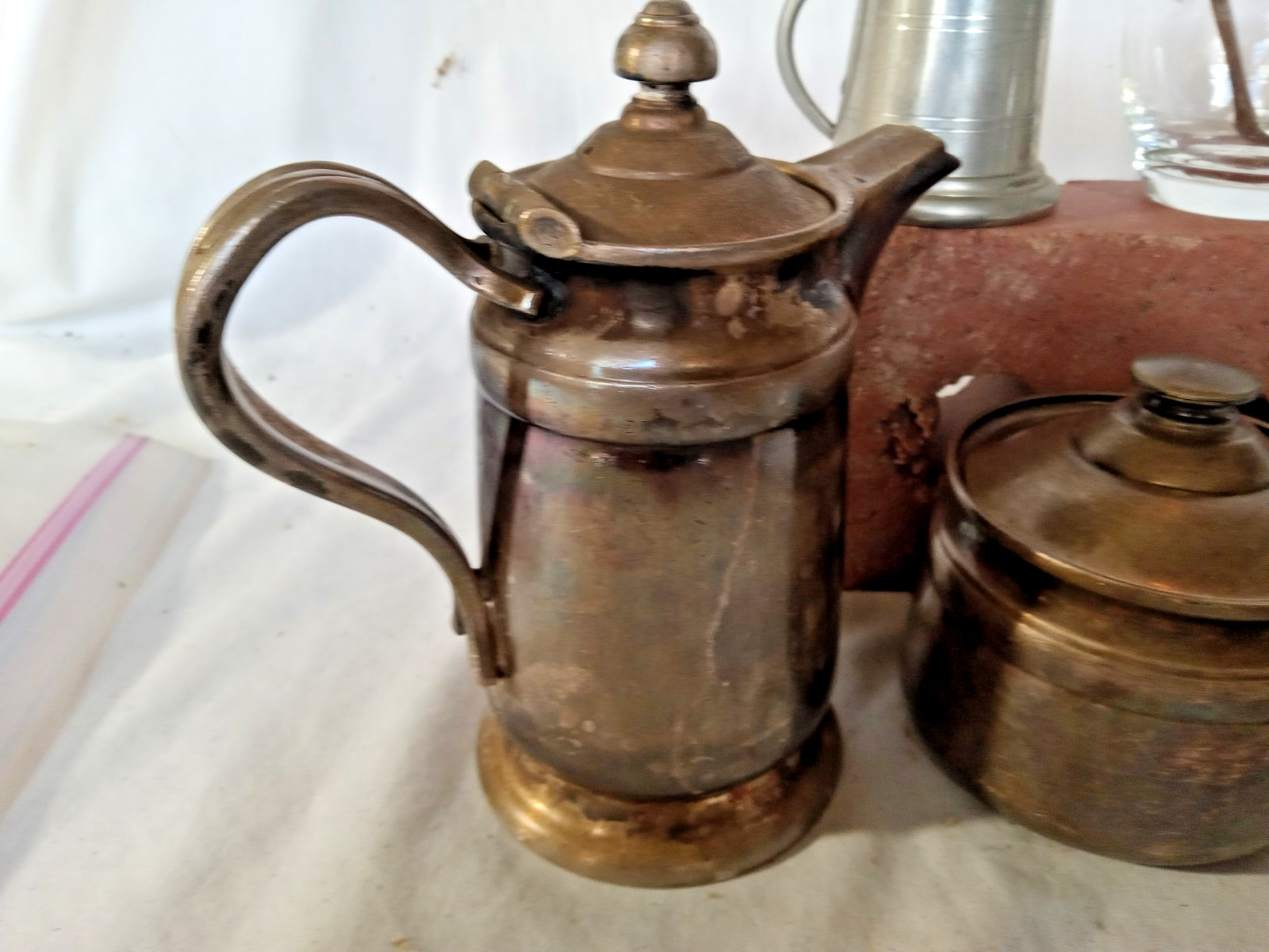 Silverplate, Sterling, Pewter, Crystal, Jigger, Mustard, Syrup WOW! FREE SHIP
