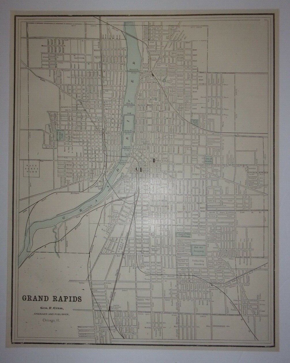 1897 Map of Grand Rapids