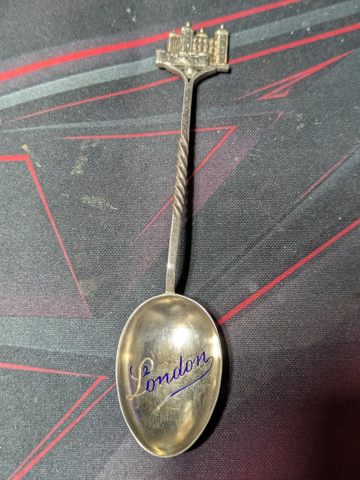 G&S*FS Sterling Silver London Souvenir Spoon Hallmarked 1900-1940