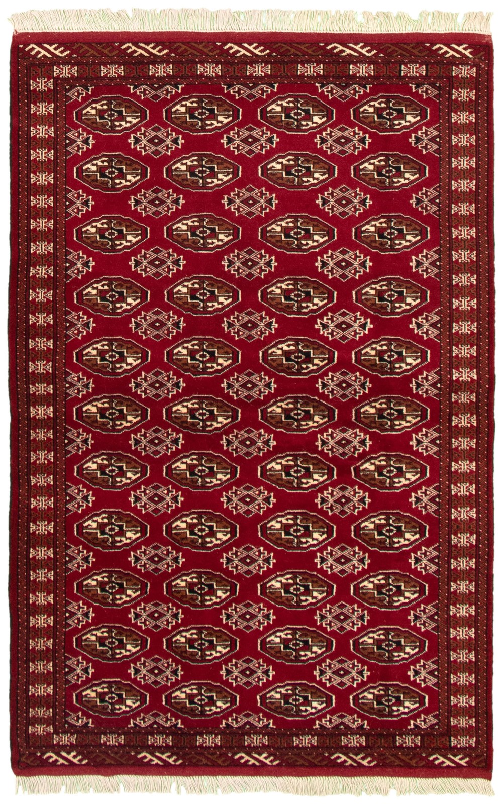 4’3″ x 6’9″ Vintage Hand Knotted Area Rug Traditional Oriental Wool Carpet