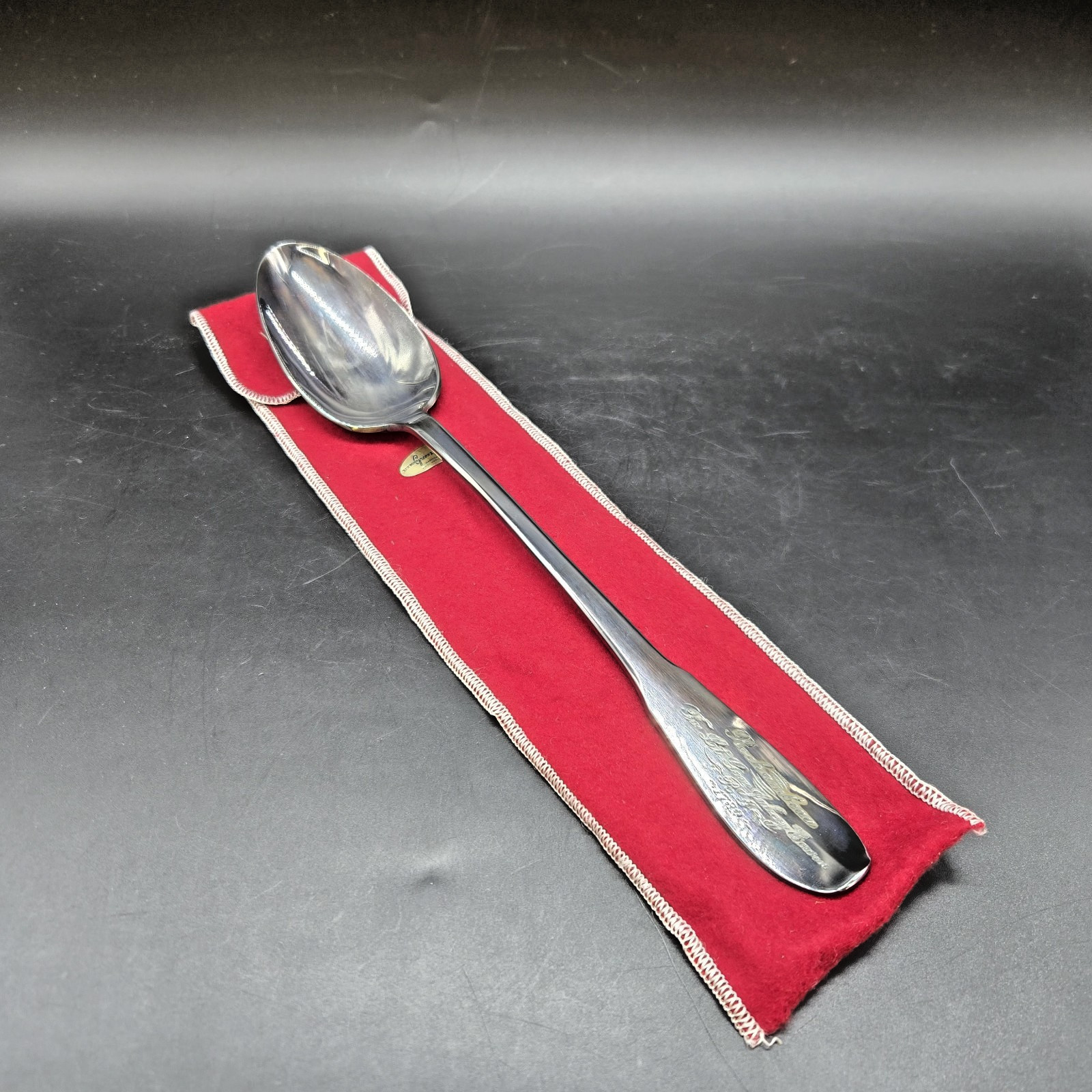 Gorham Silver Plate Serving Spoon Replica General de Rochambeau 1780