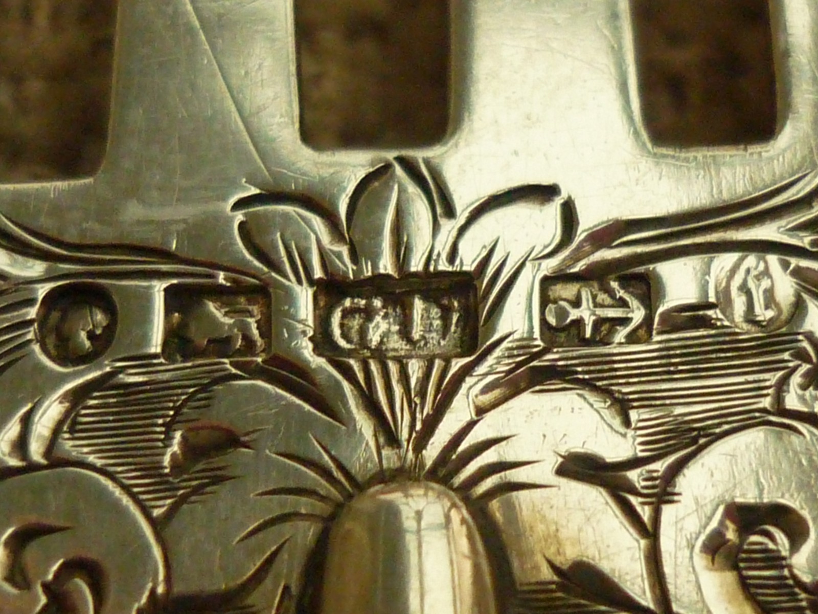 Victorian Silver Presentation Spade & Fork Set By George Unite 1883