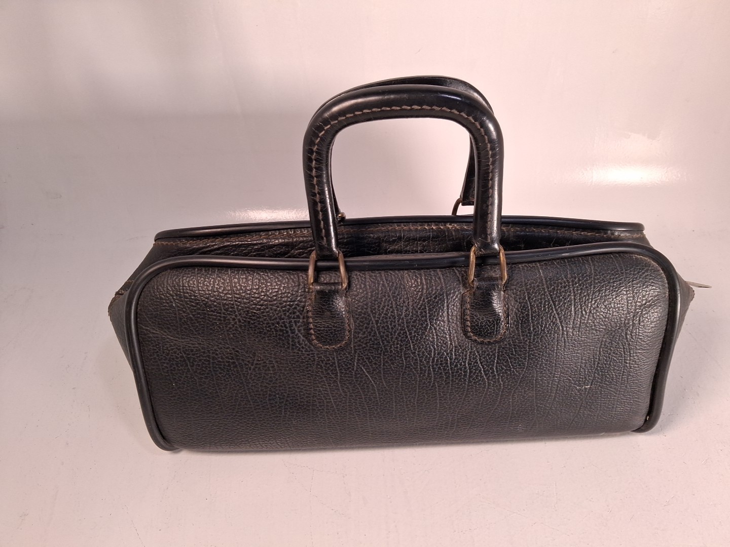 Vintage Leather Doctor’s Bag With Instruments, 1950s?, Great Condition