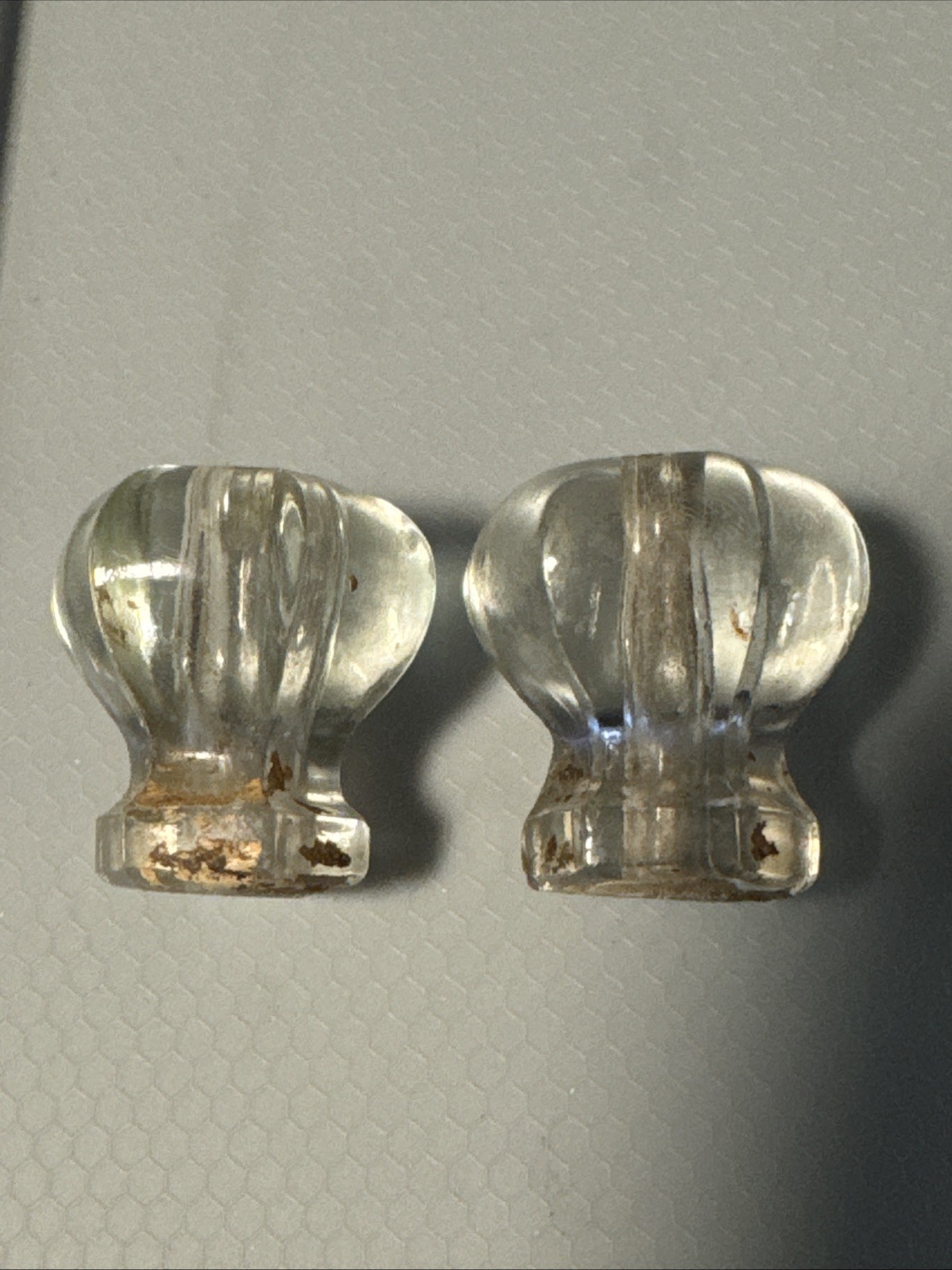 VIntage Small Glass Door Handle Pull/Faucet Knobs