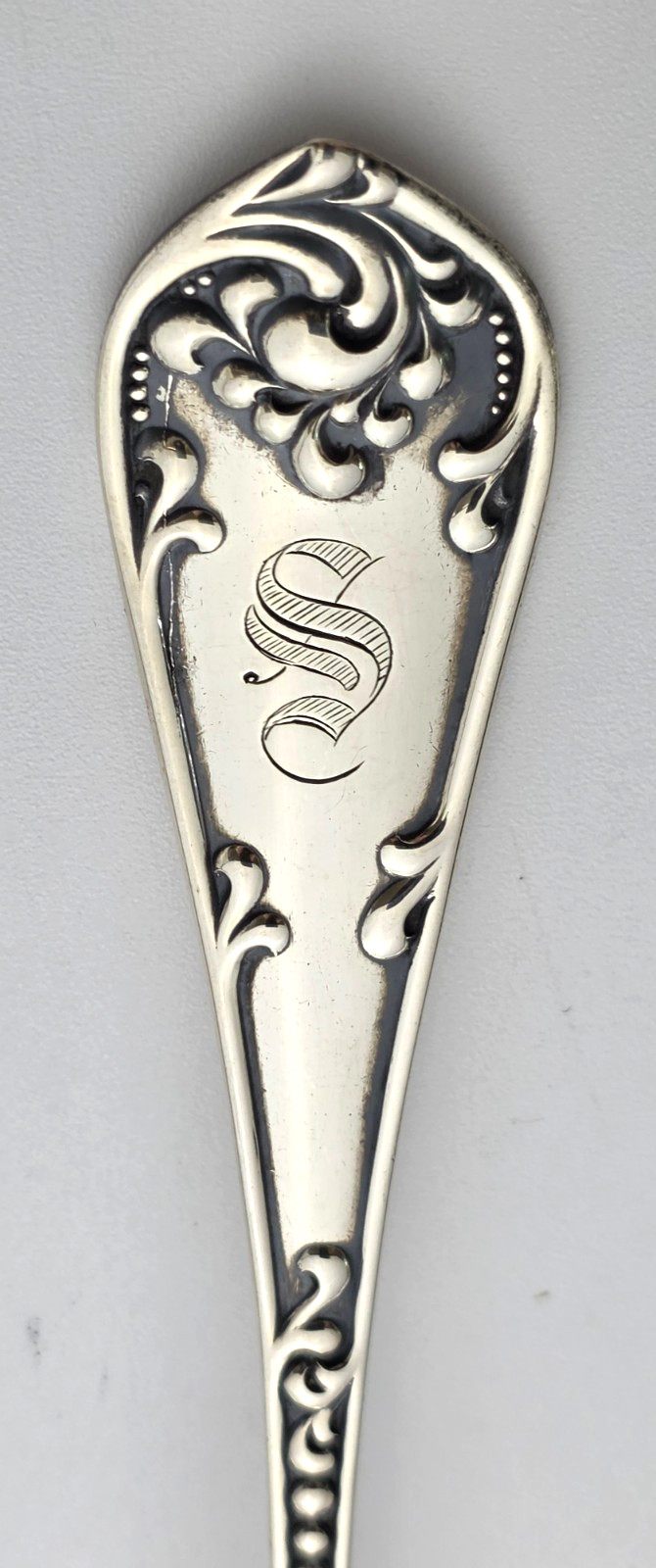 Towle RUSTIC 1895 Sterling Silver Cold Meat Serving Fork – 7 3/8″