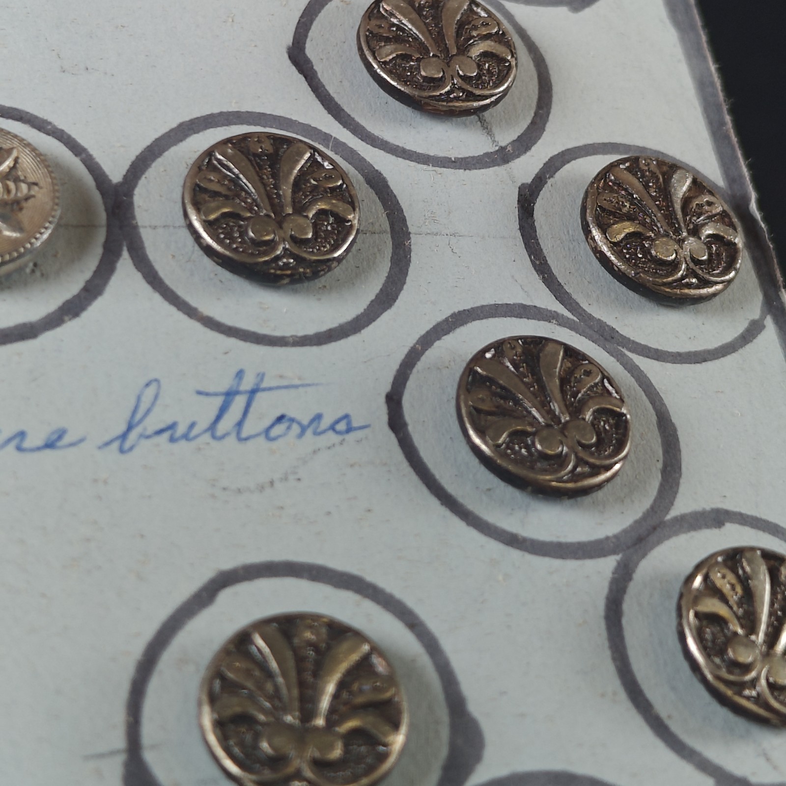 Collection Lot Antique And Vintage Buttons Victorian Picture