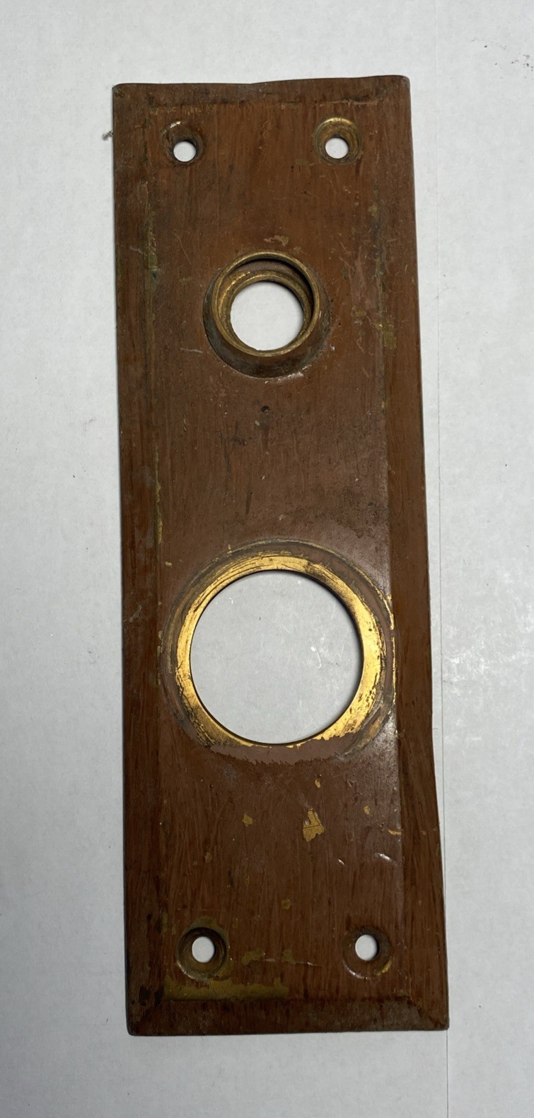 Set Vintage Door Knob Back Plate Sargent and CO – Faux Wood