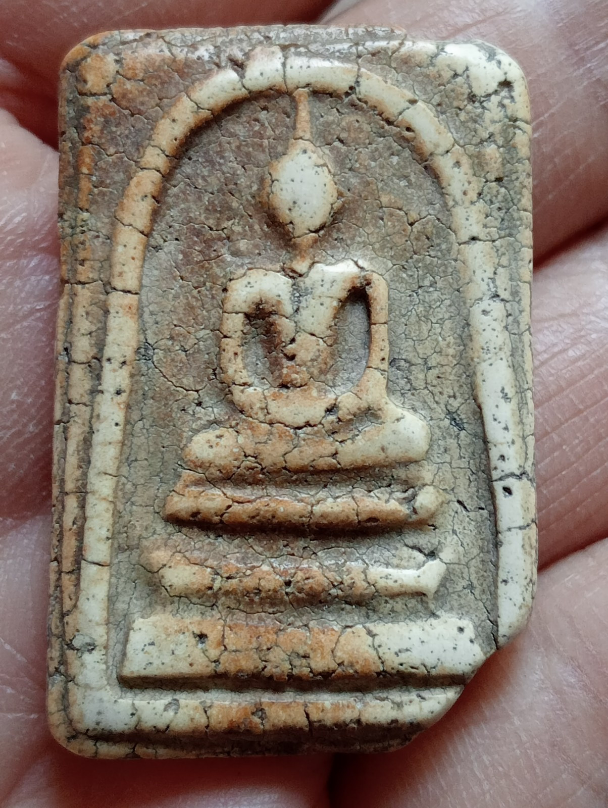 Thai Amulet Buddha Phra Somdej Lp Toh Wat Rakang Phim Yai Original Antique