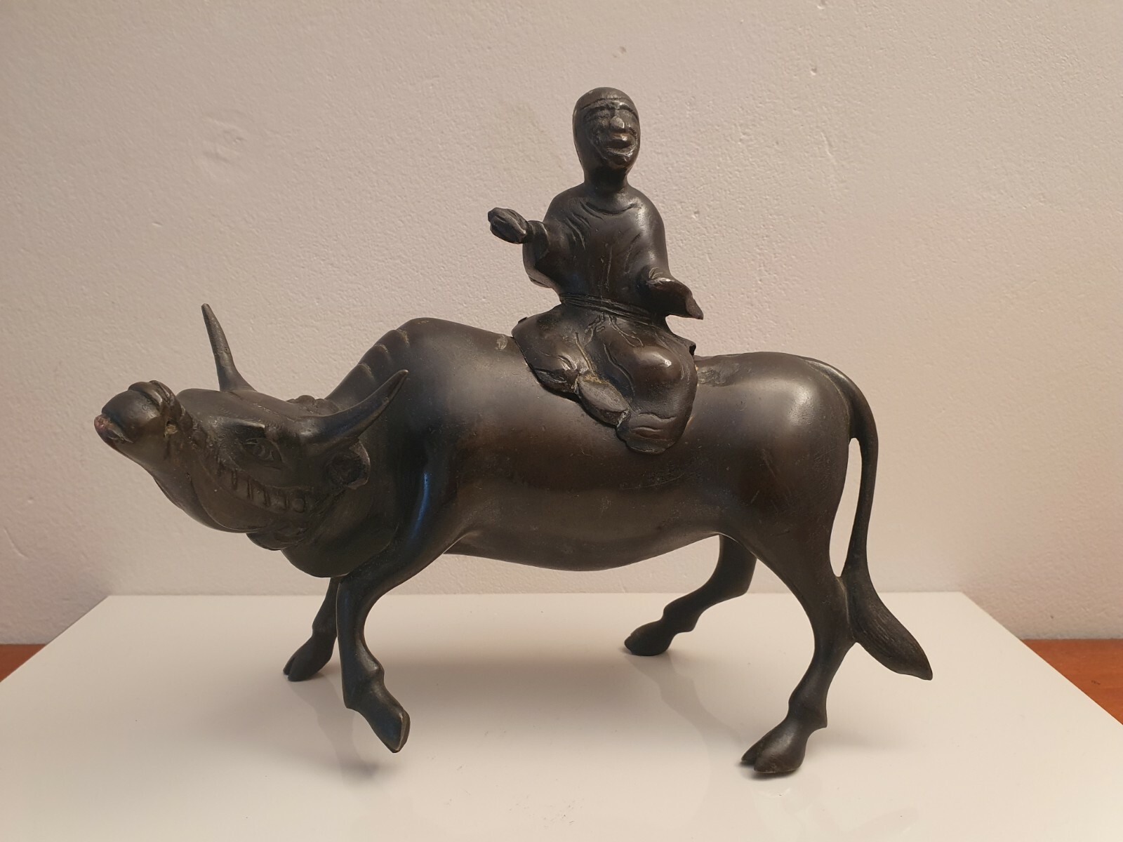 Child on his buffalo, Indochina, 1900.