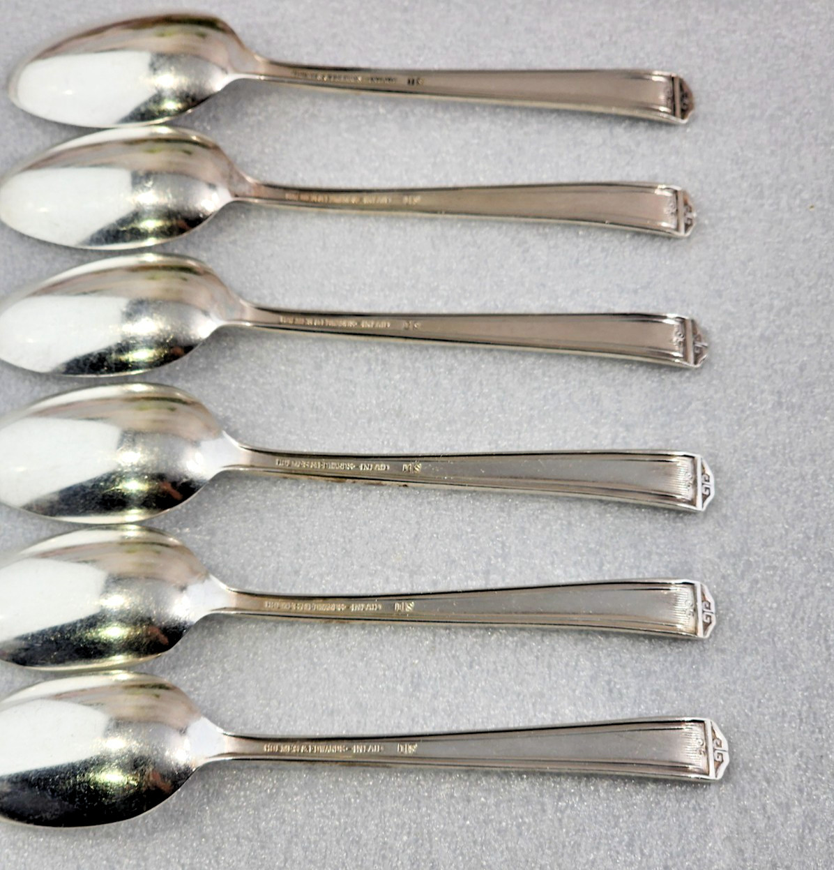 I.S. CENTURY Holmes & Edwards Silver Plate 1923 Teaspoons (6)-Free Shipping!