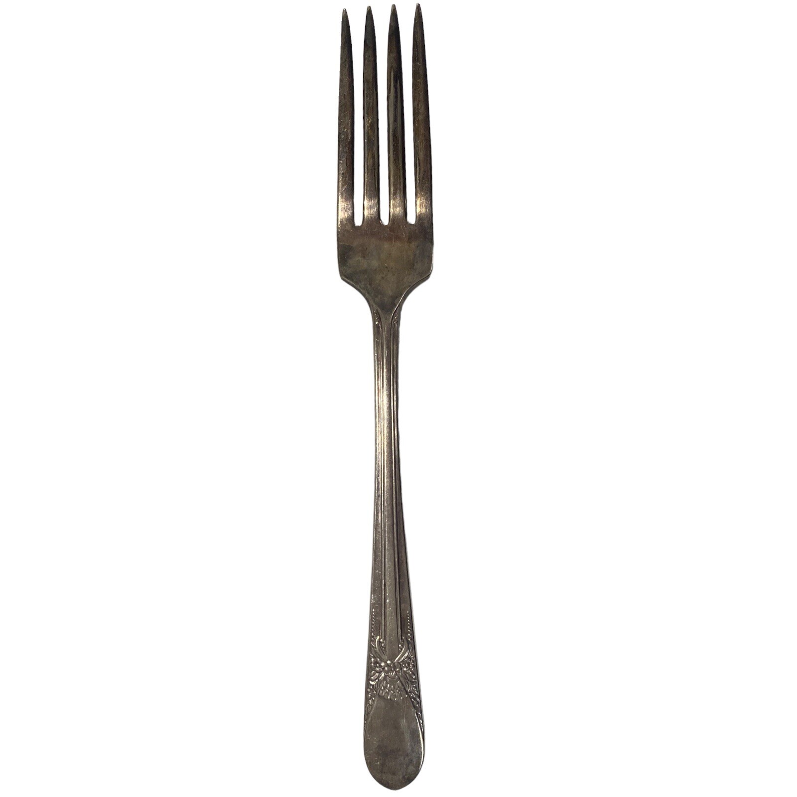 8″ BELOVED WM. Rogers Intl Silver Table Fork 1940 Eagle & Star Marks Replacement
