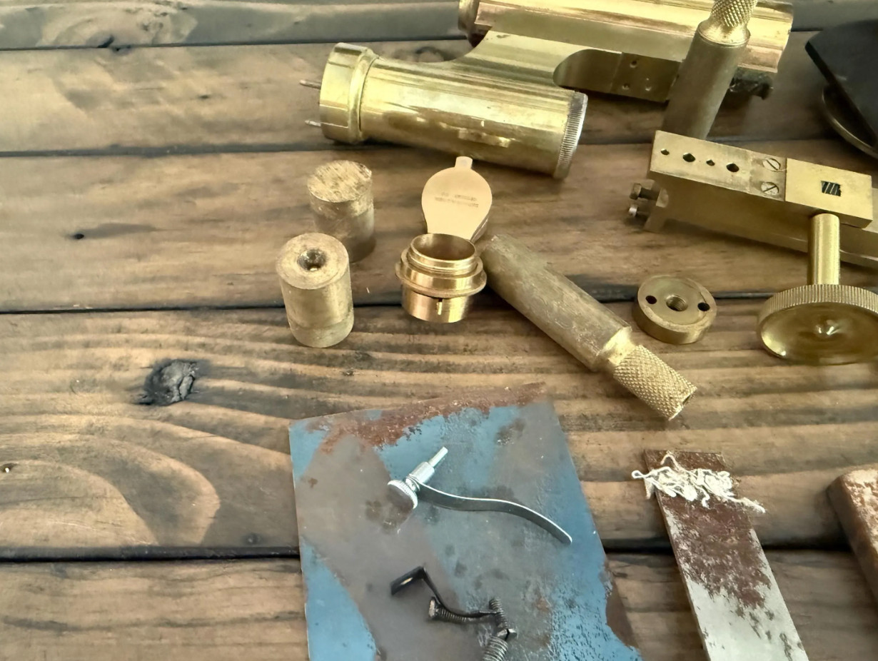 Antique Bausch & Lomb Microscope Parts