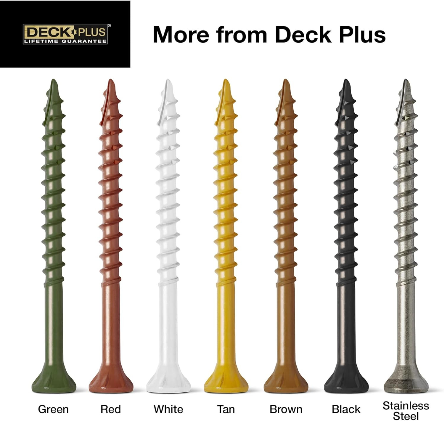 2 Inch Epoxy Coated Exterior Wood and Fence Screws #8 X 2 Torx/Star Drive Includ
