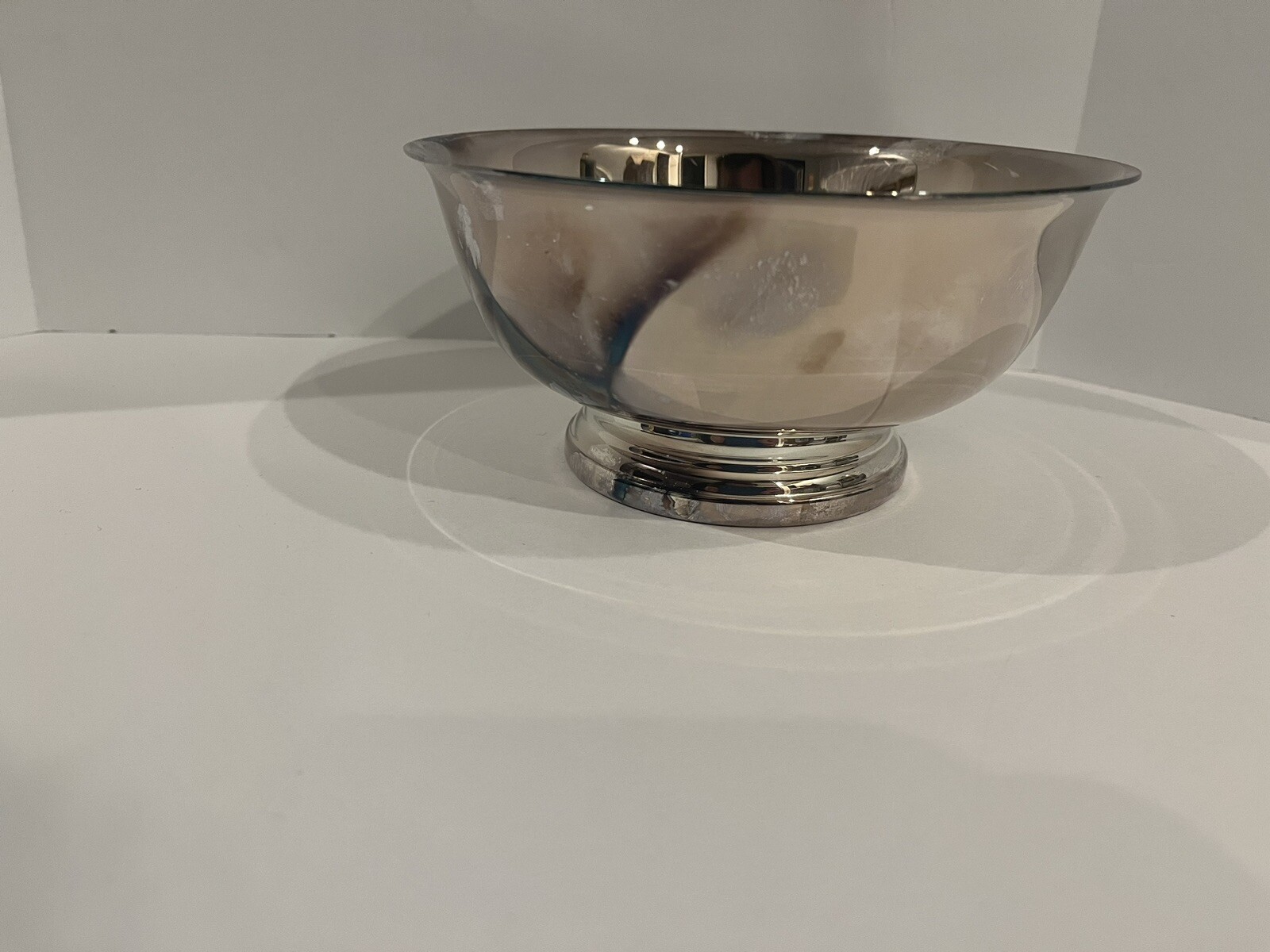 Gorham EP YC779 Silver Plate 3 in. H x 6.5 Diameter Footed Serving Bowl. Read