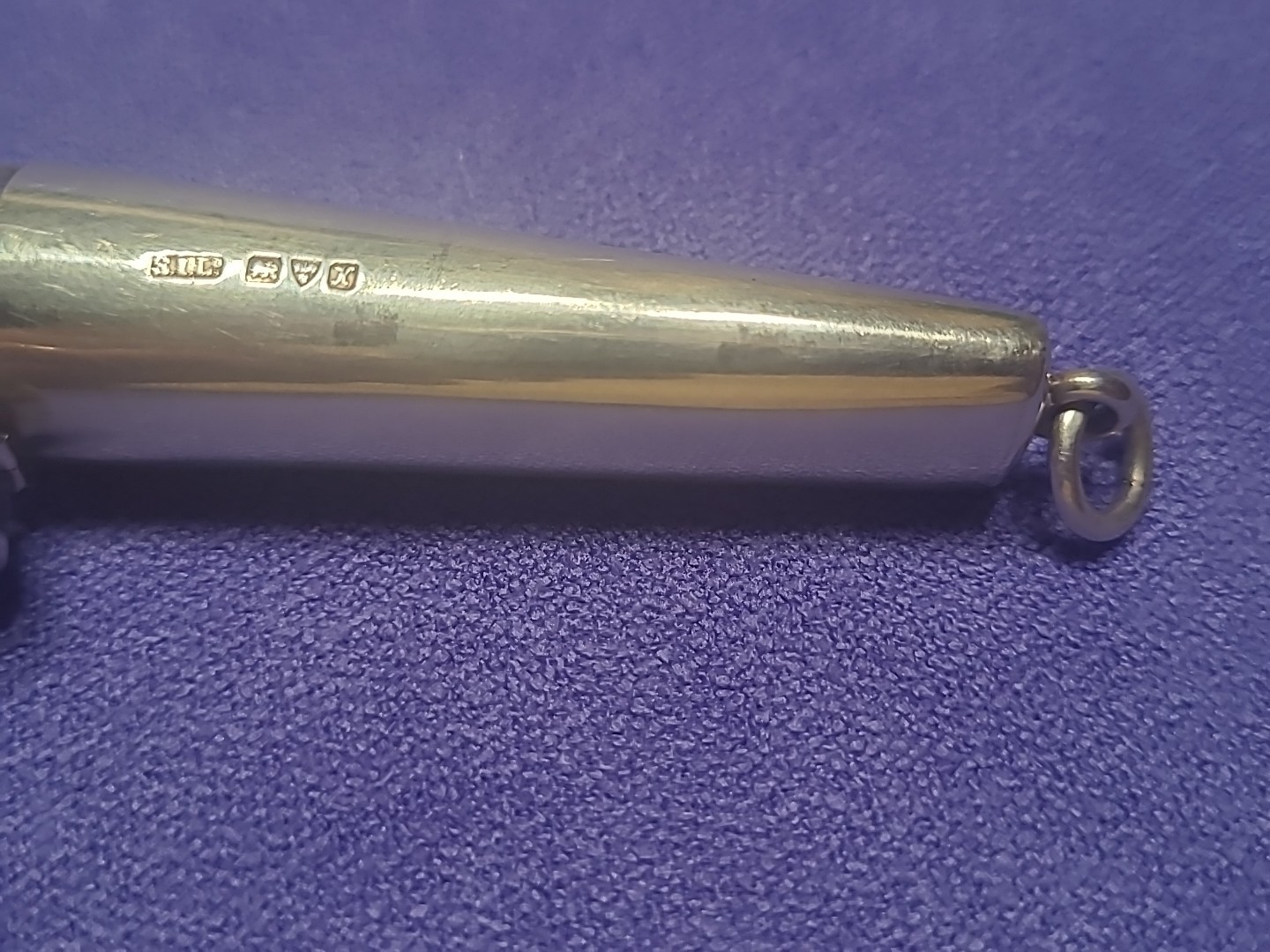 Antique Sterling Silver Cheroot Case 21g Chester 1910 Stokes & Ireland Ltd