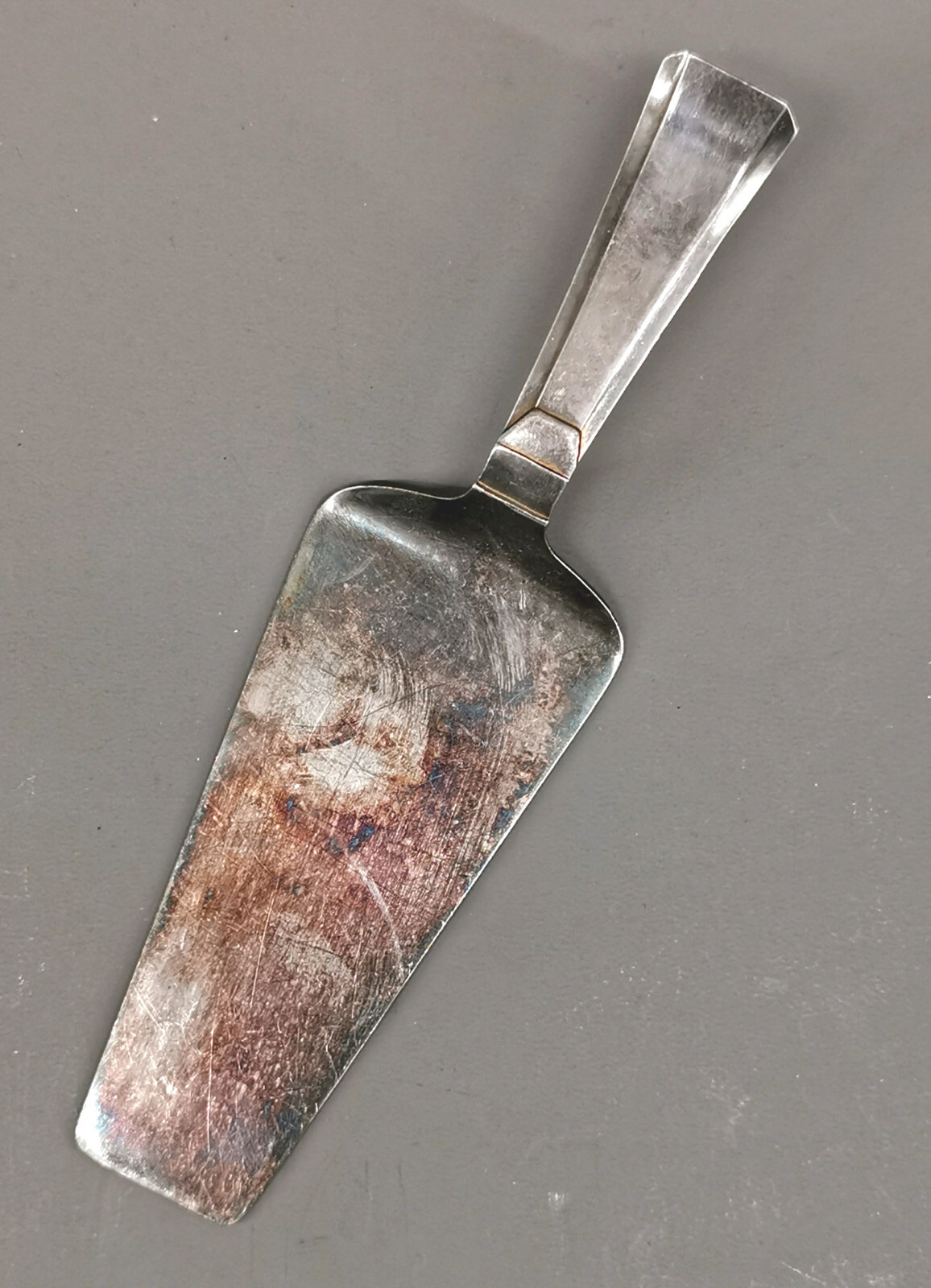 9130126-d Silver Plated Cake Lifter Type Deco Vintage Um 1930/1690.7oz 7 1/8in