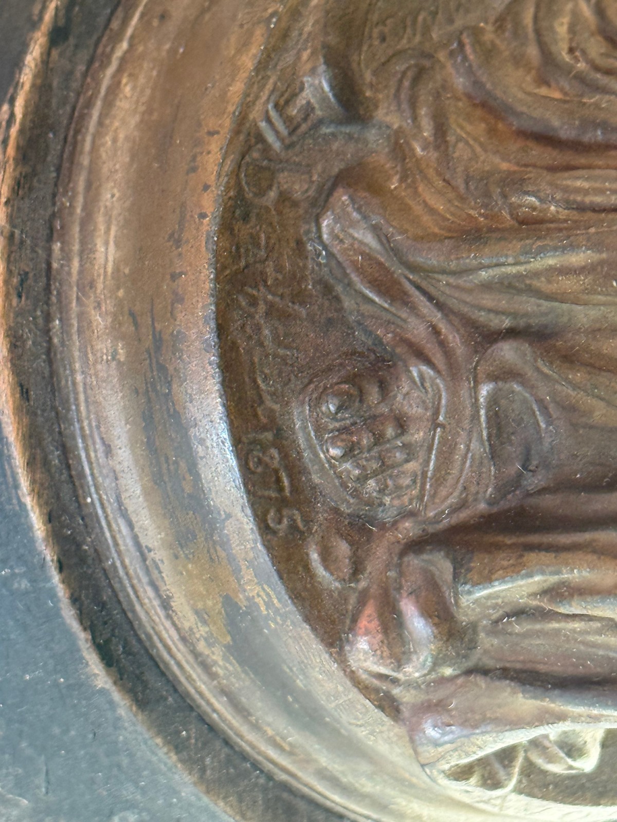 1875 zinc Avoiron Bartholdi Statue of Liberty souvenir building #D97 +New Pics