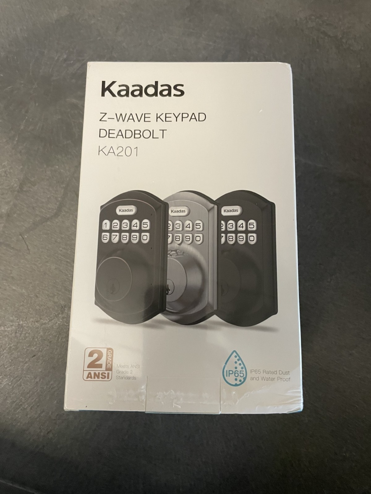 KA201 Z-WAVE DEADBOLT KEYPAD RUBBED OIL BRONZE FINISH