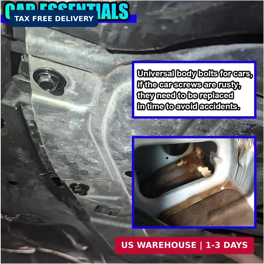ZIMISI 35PCS Engine Under Cover Splash Shield Guard Body Bolts, Car Front Bumper