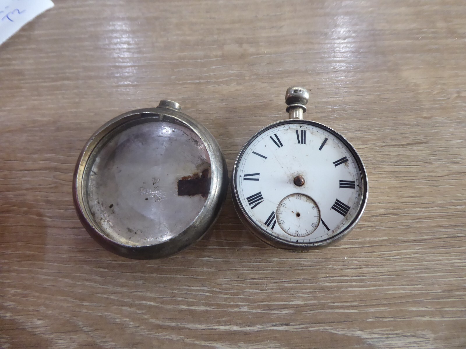 DUFFTOWN MAKER J.WALKER SILVER FUSEE PAIR CASED POCKET WATCH