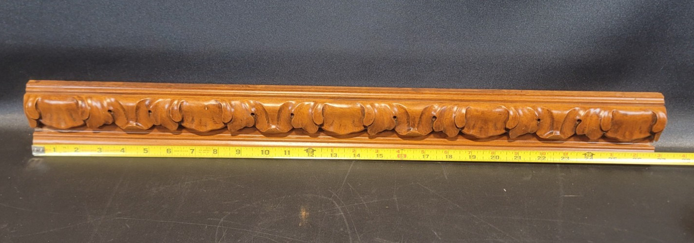 Raymond Enkeboll Designs 1996 Solid Wood Maple Stain Corbel Acanthus Motifs LOT