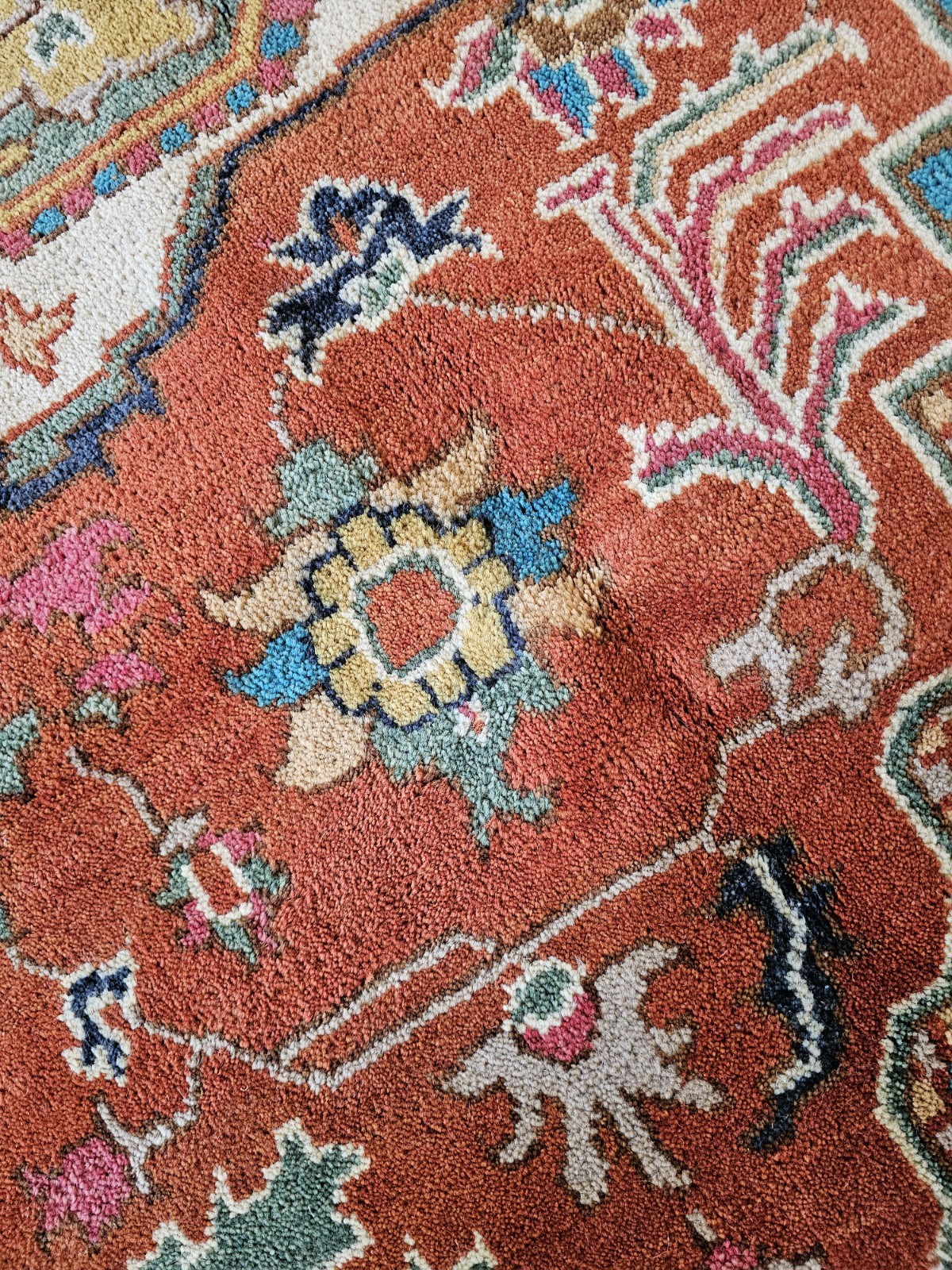 9 x 12 SUPER QUALITY INDO HERIZ SERAPI KAZAK HERIZ RUG TURKISH USHAK CAUCASIAN