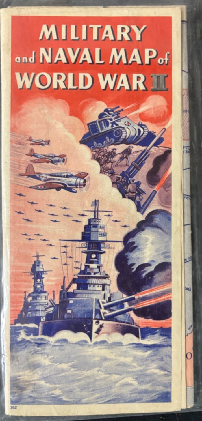Military and Naval Map of World War II