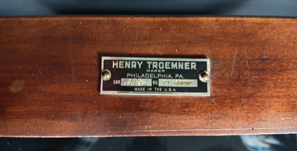 Antique Troemner Apothecary Scale Class A 4 oz with Weights