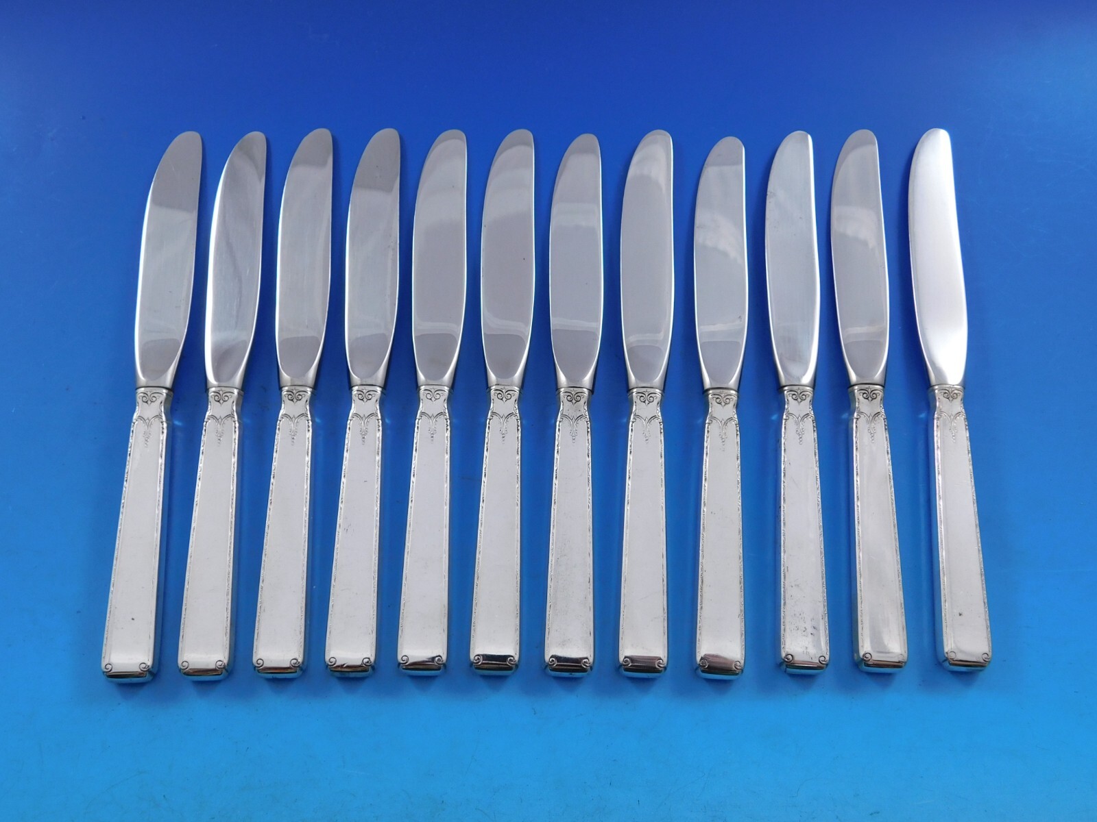 Old Lace by Towle Sterling Silver Butter Spreader HH Modern 6 1/4″ Set of 12