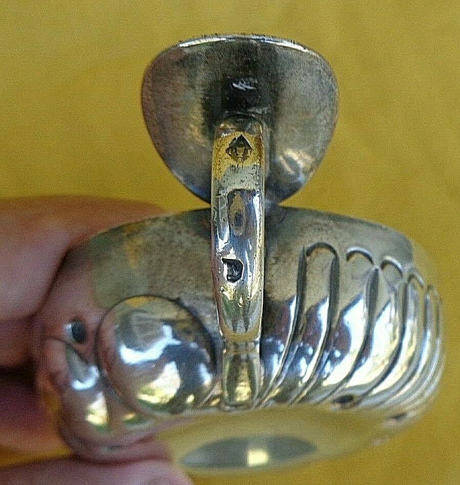 ANTIQUE MID 19th CENT FRENCH SILVER TASTEVIN OR WINE TASTER