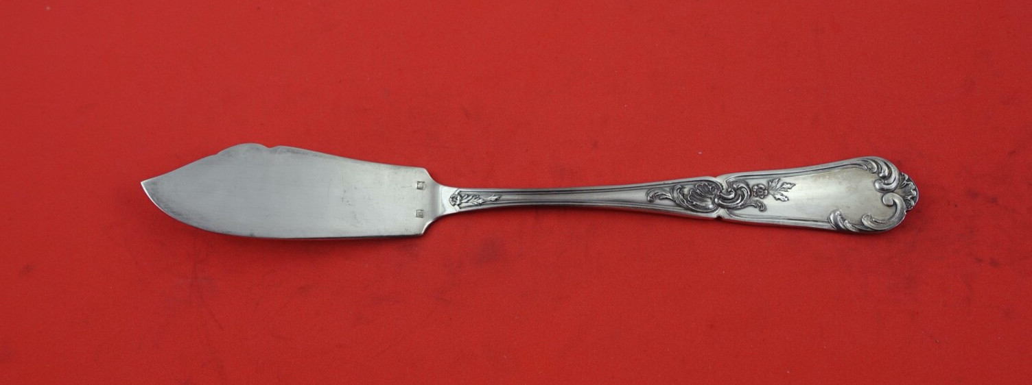 Louis XV by Orbrille French Silverplate Fish Knife Flat Handle 7 7/8″