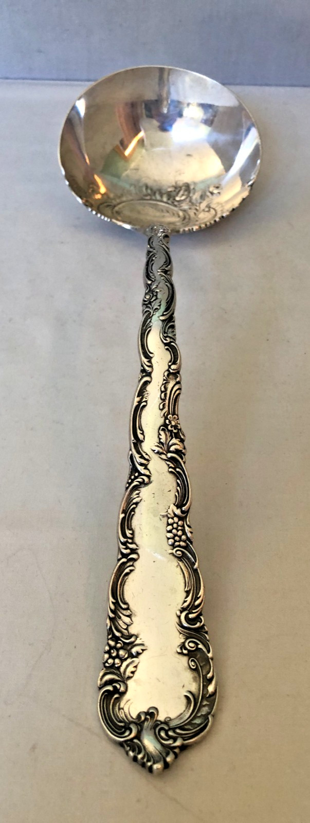American Wendell Mfg. Co. Sterling Silver Large 13 Inches Ladle, 313 Grams.