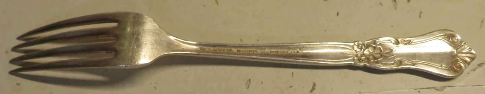 Vintage Wm A Rogers Oneida Ltd Valley Rose Silver-plated 7 Pc Mixed Lot Fork Kni