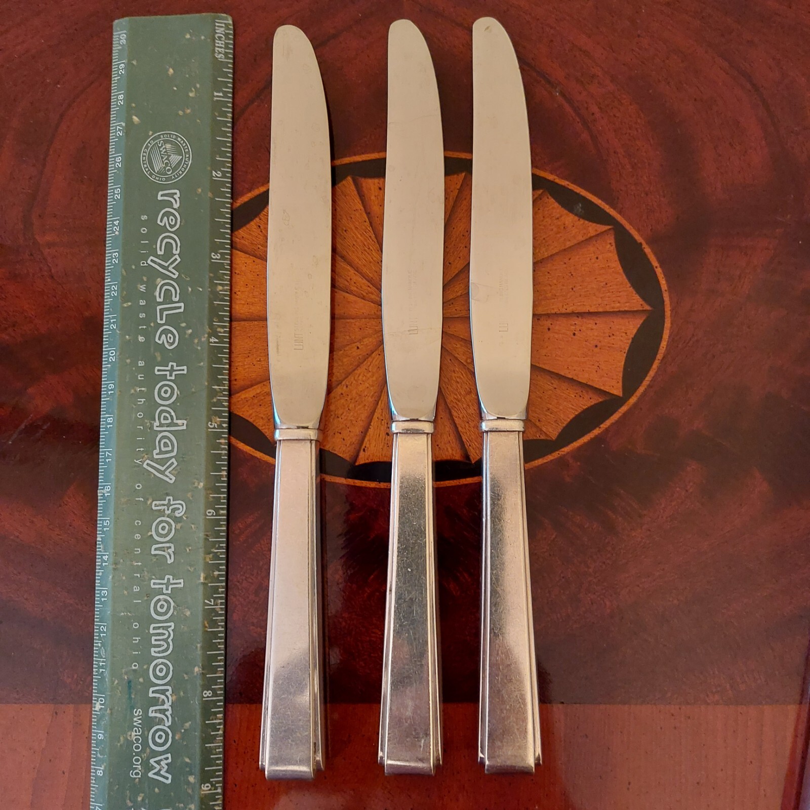 Modern Classic Lunt Sterling Silver Regular Knife New French 9″ Flatware NO Mono