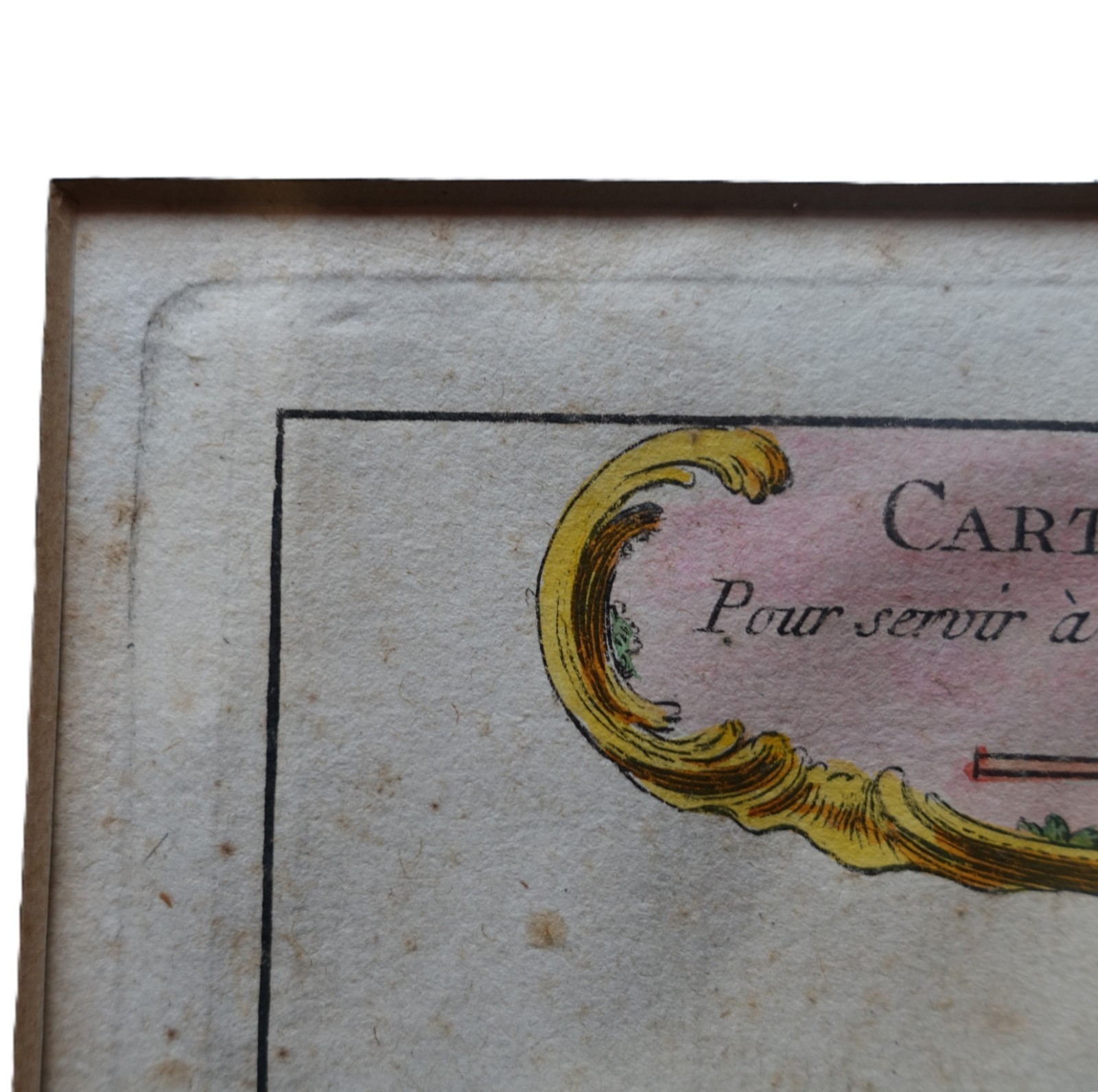 1758 Bellin Map Grenada Caribbean Hand Coloured Copper Engraving