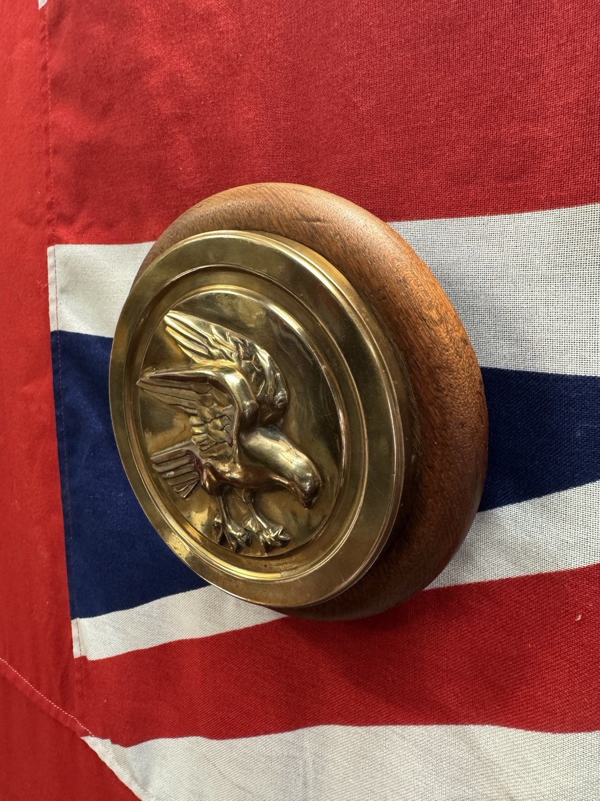 Fantastic 19thC Royal Navy HMS Sparrowhawk Cannon Plug or Tampion