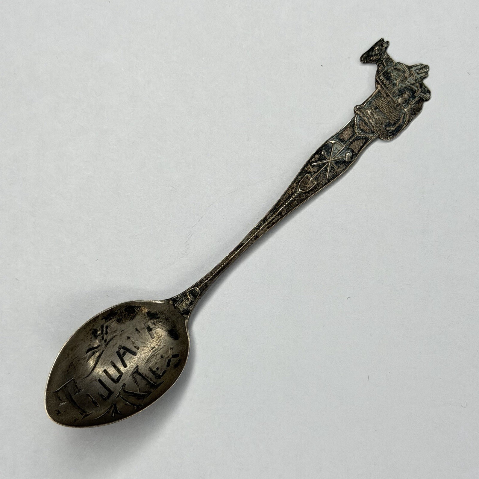 Vintage Tijuana Mexico Sterling Silver 925 Souvenir Spoon 3.25g