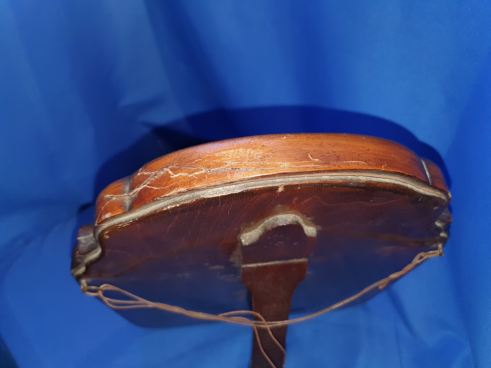 Late 19thC/early 20thC Walnut Table-top Mirror, With Easel Rest