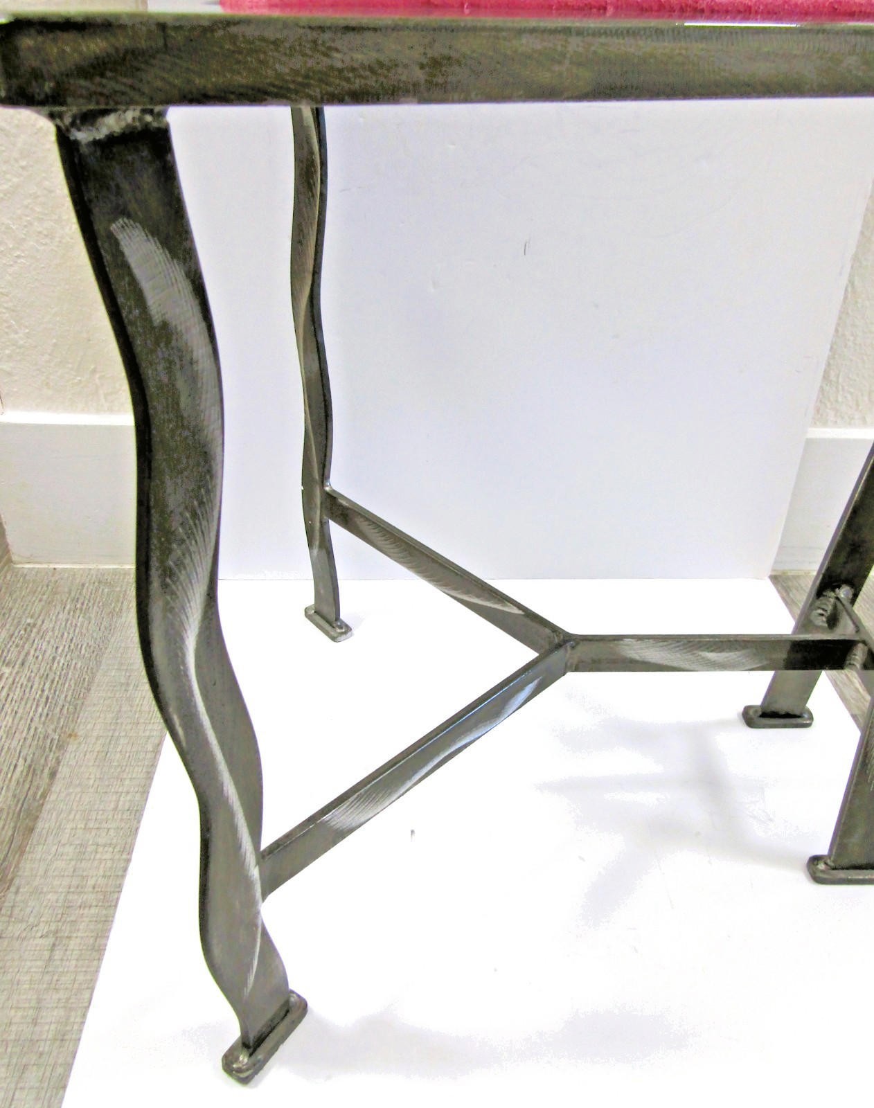 1990s Postmodern Contemporary Welded Steel Artist Signed Accent Chair