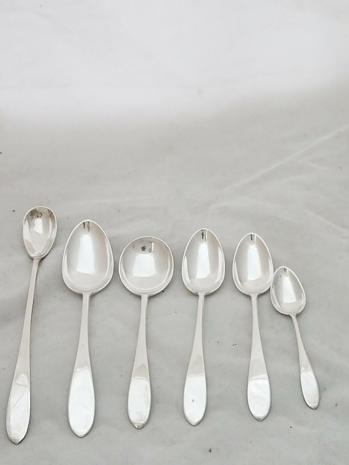 Lg 228pc Sterling ERICKSON Flatware Set w/ Servers PRINCESS handwrought ~no mono