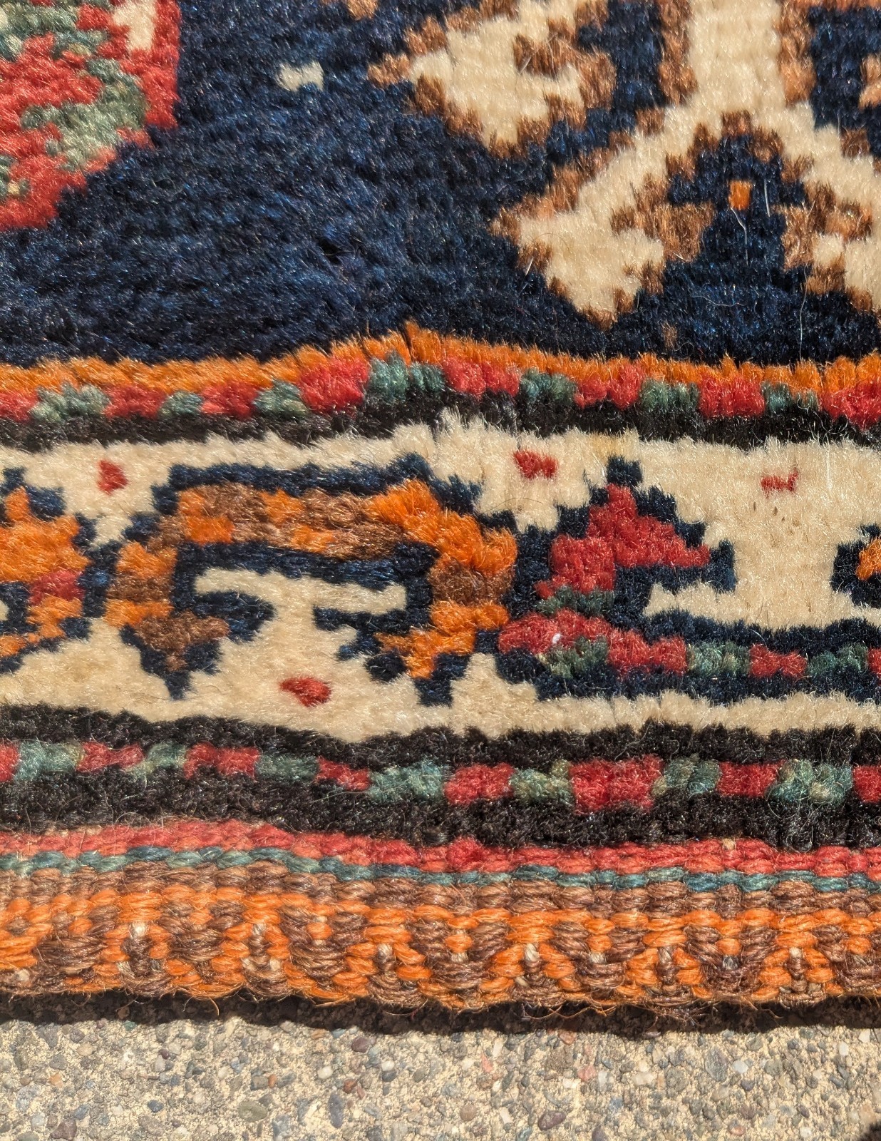 Antique/Semi-Antique Complete Tribal Single Saddlebag ~ 20″ x 20″