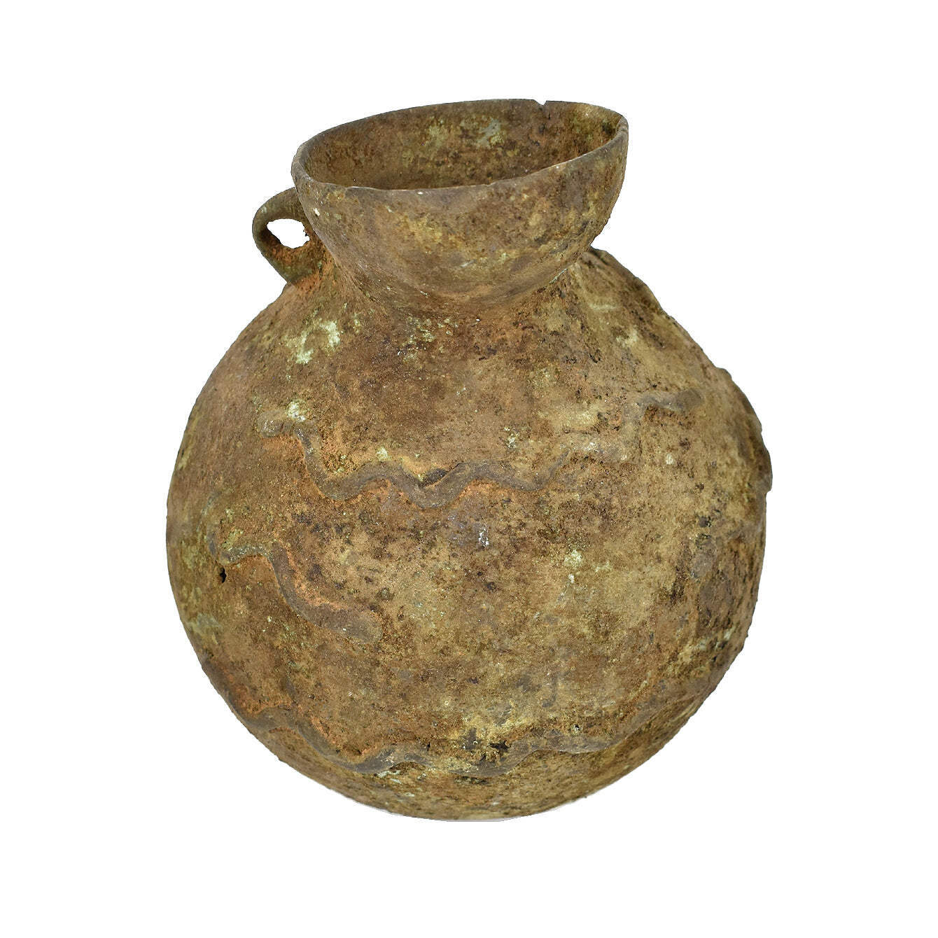 Ancient Roman Pitcher Container Bronze Cast Afghanistan