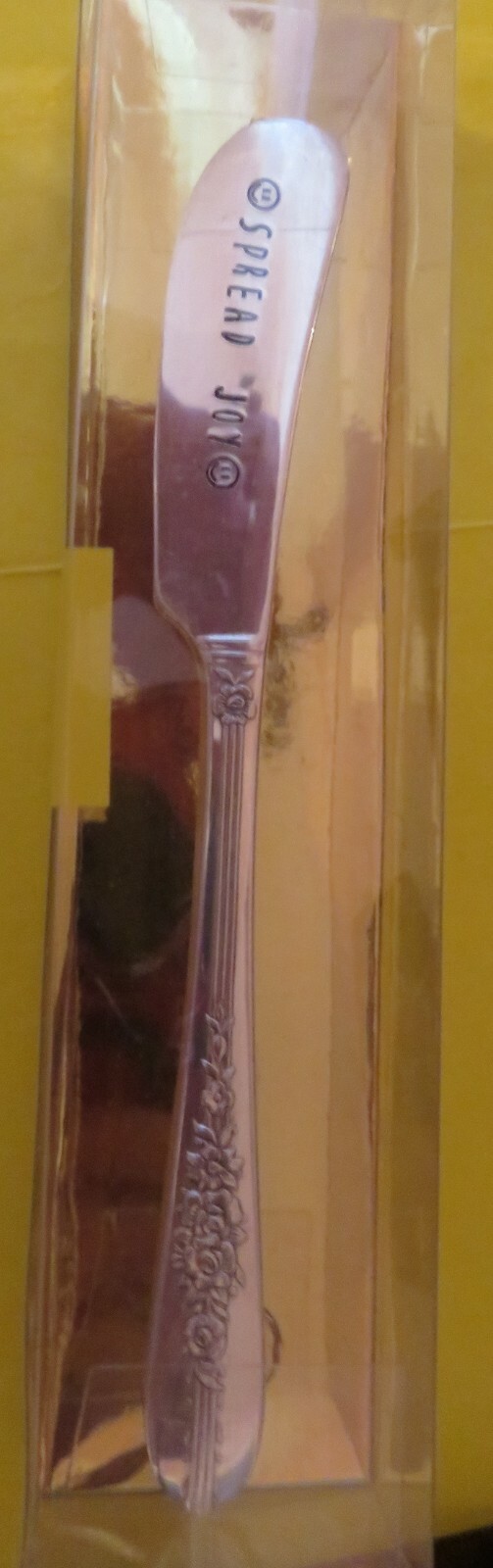 NEW Handstamped Vintage Silver Butter Knife Whimsical Saying Great Gift Choose 1