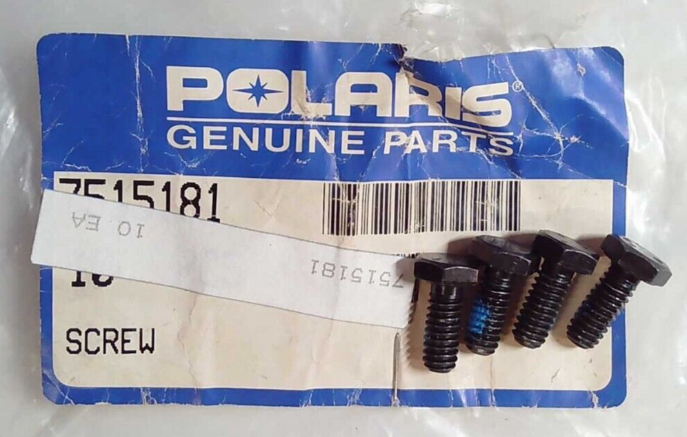 NOS POLARIS ATV SNOWMOBILE PWC SCREWS QTY4 7515181 NEW OEM