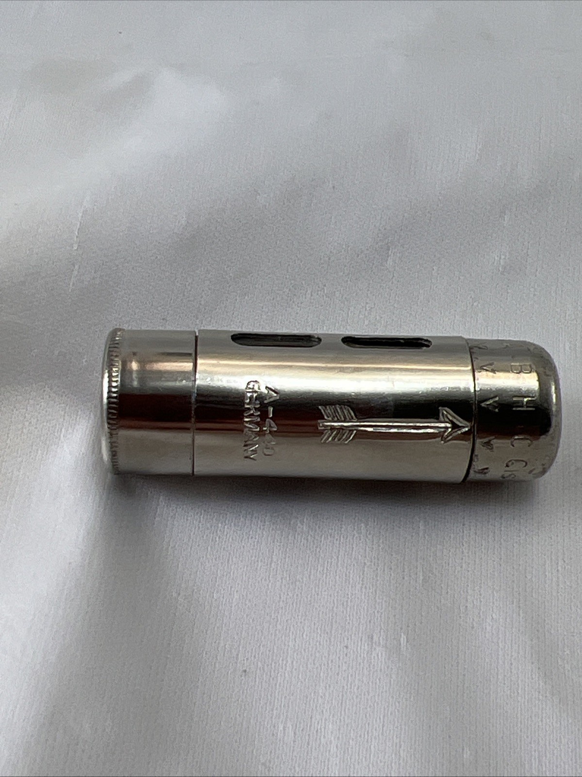 Antique German Pitch Pipe Single Tuner Harmonica Chromatic Case – Rare