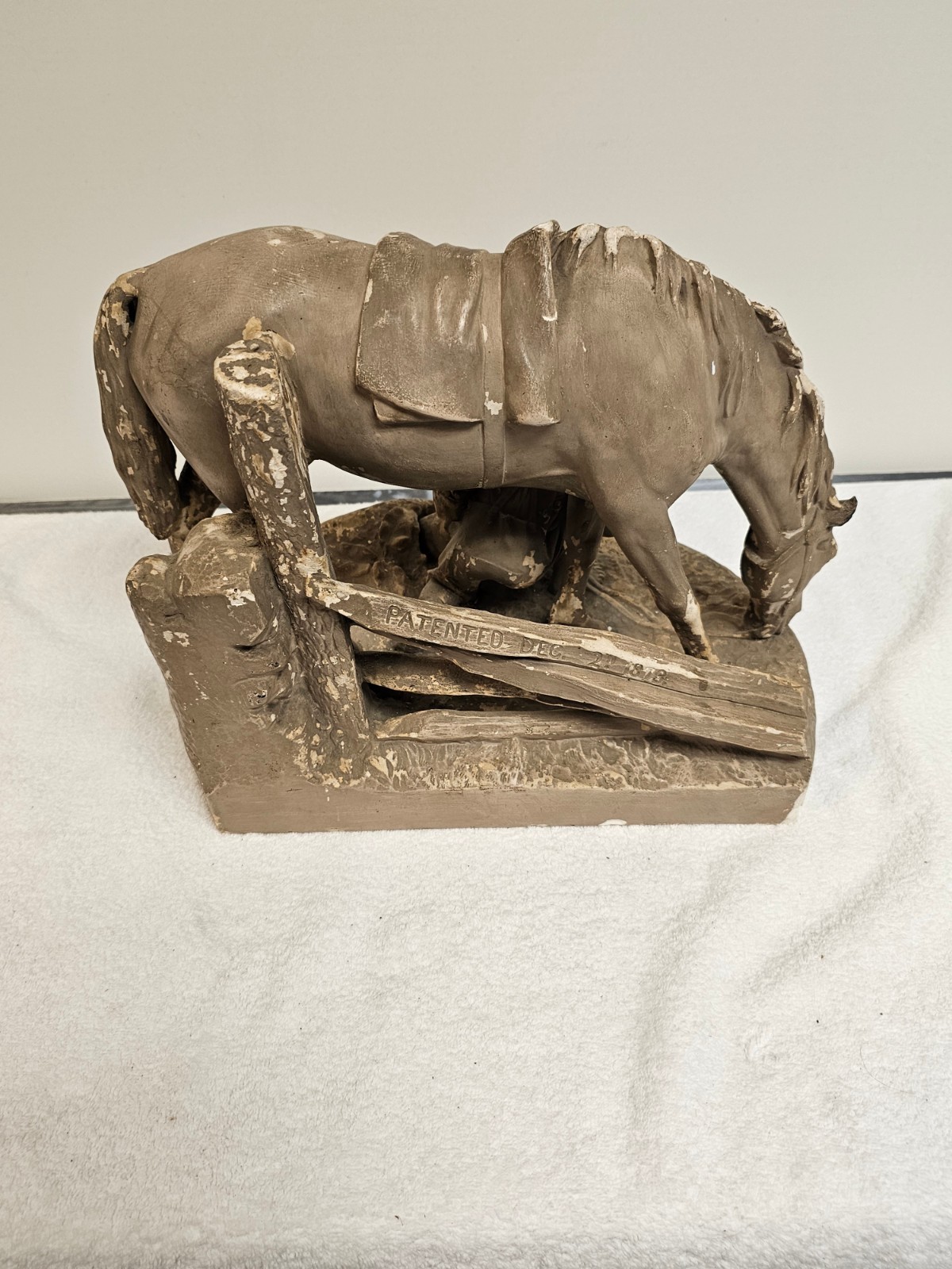 “GOING FOR THE COWS ” John Rogers Group of Statuary ‘farmer, horse’