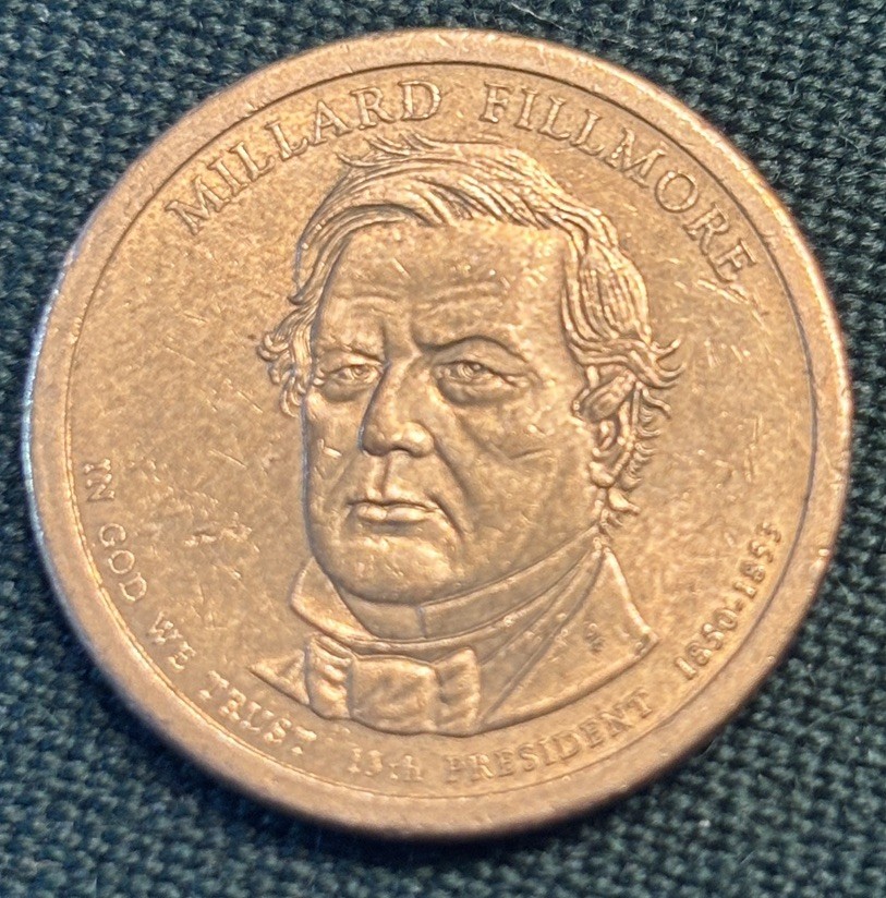 PRESIDENTIAL DOLLAR Millard Fillmore 2010 (P) _1850-1853