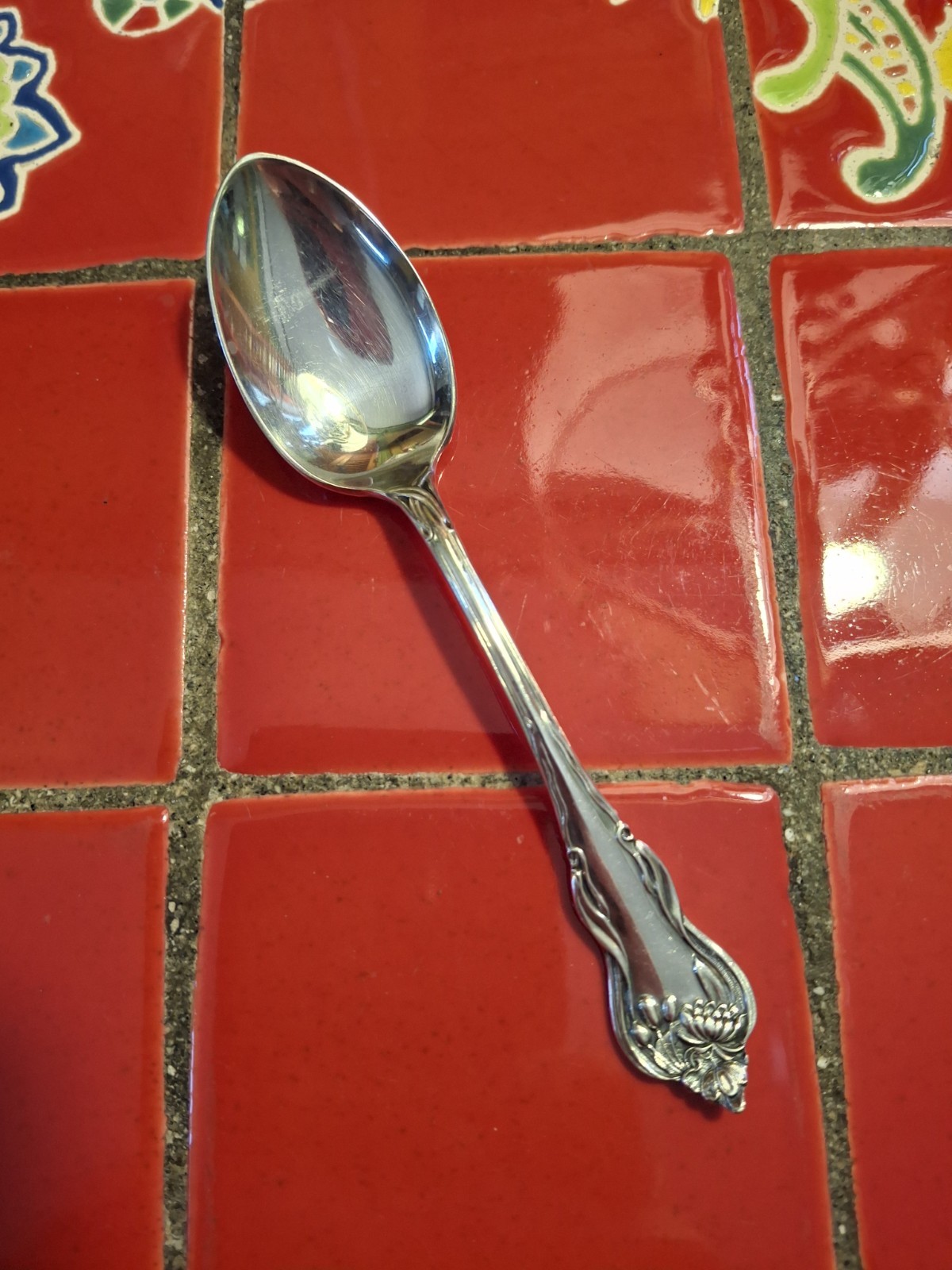 RARE Nenuphar 5 O’Clock Youth Spoon 1905 By American Silver Plate 5″ Long