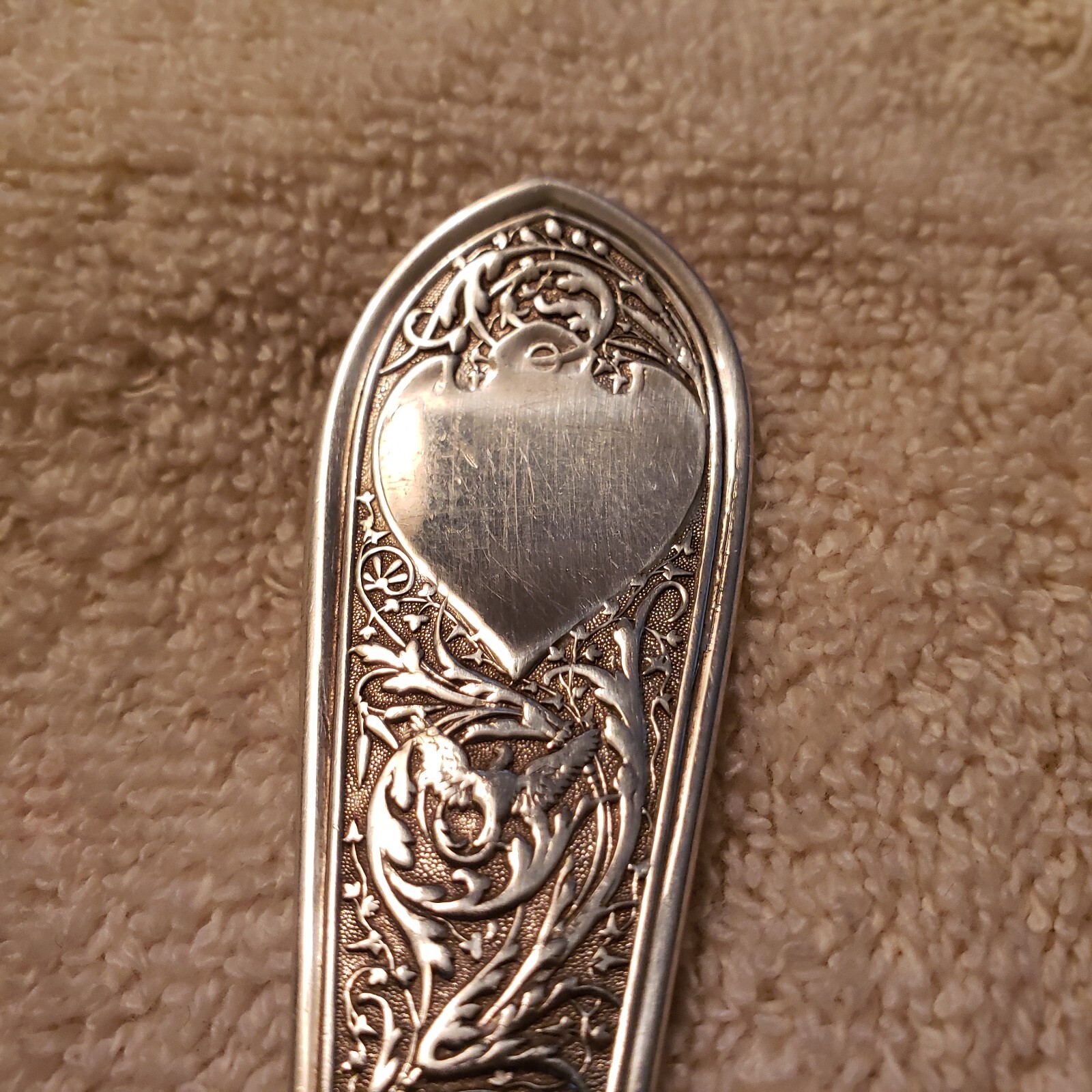 RAPHAEL by GORHAM sterling silver PASTA MACARONI SERVER 11″ GW Blade No Monogram
